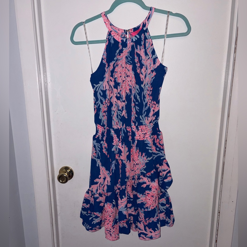 Lilly Pulitzer | Women’s 0 | NWT | Mini  | Blue Coral | Vibrant | Colorful